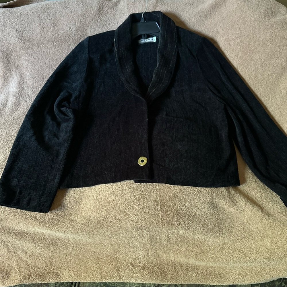 Elegant susan Hayes vintage Black Women's Jacket.